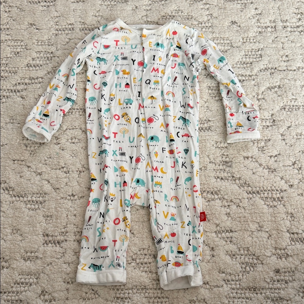 Magnetic Me Colorful Alphabet Kids One Piece 0-3 Months Modal